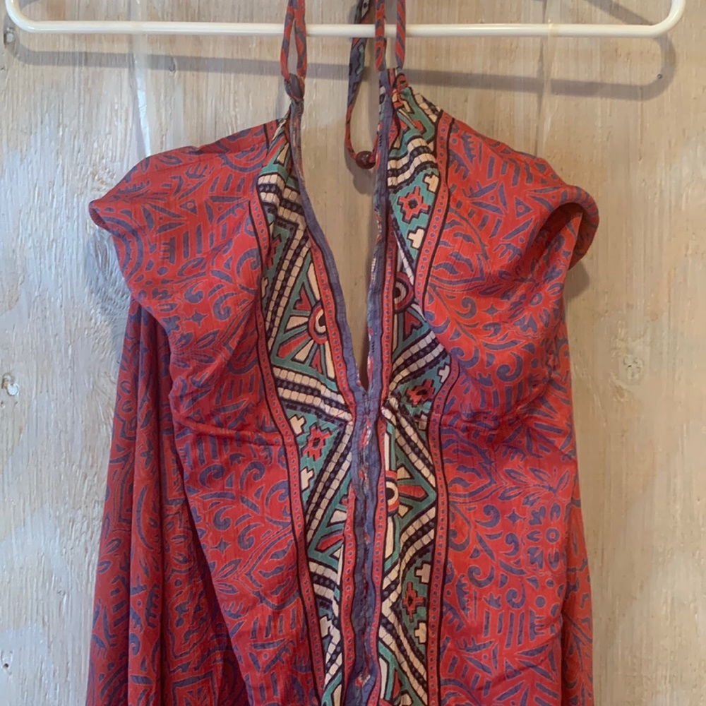 Awesome printed silk jumpsuit!